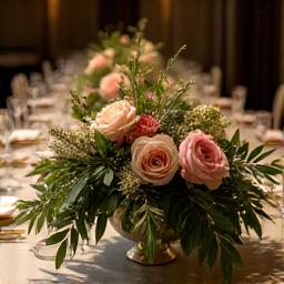 Floral dekoriertes Event